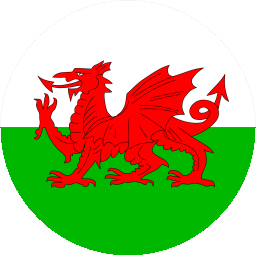Baner Cymru yn dynodi'r iaith Gymraeg / Welsh flag signifying the Welsh language